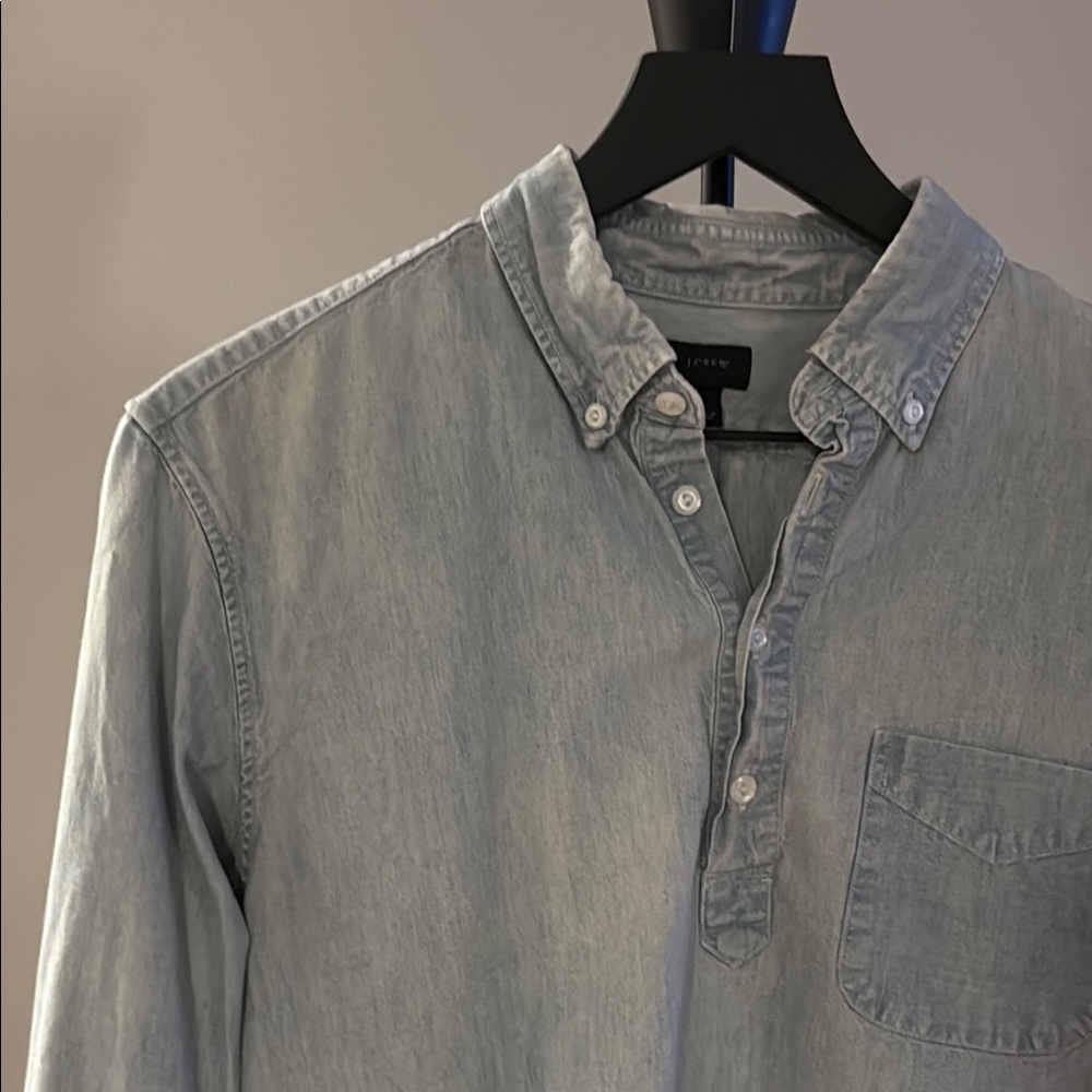 J. Crew Blue Light Blue Button Down Shirt